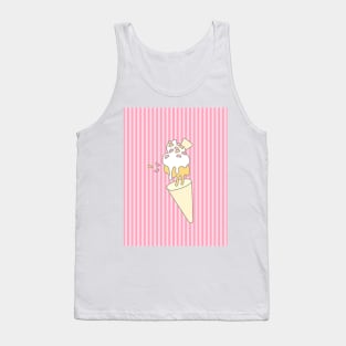 Icecream Gravity Strawberry Tank Top